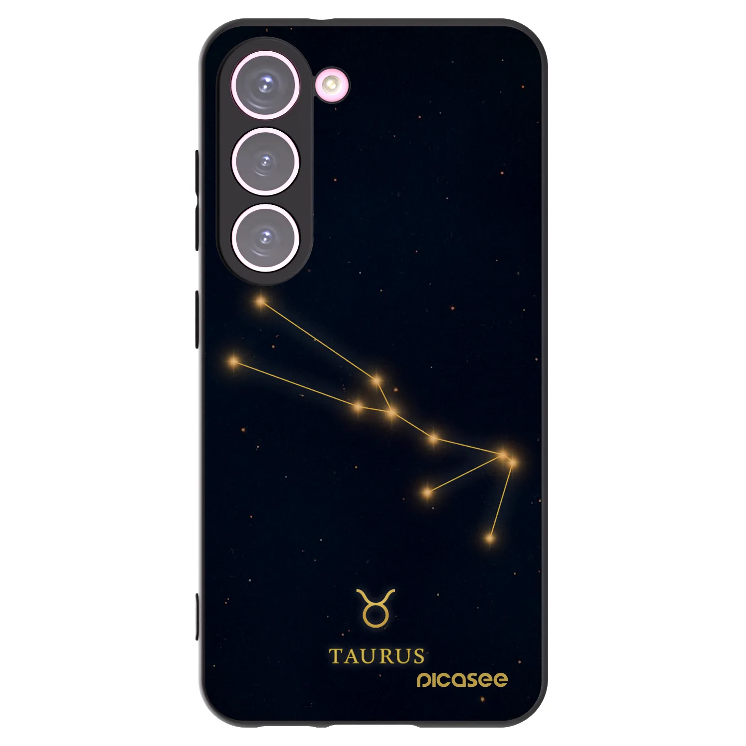 Picasee husă neagră din silicon pentru Samsung Galaxy S23 5G - TAURUS