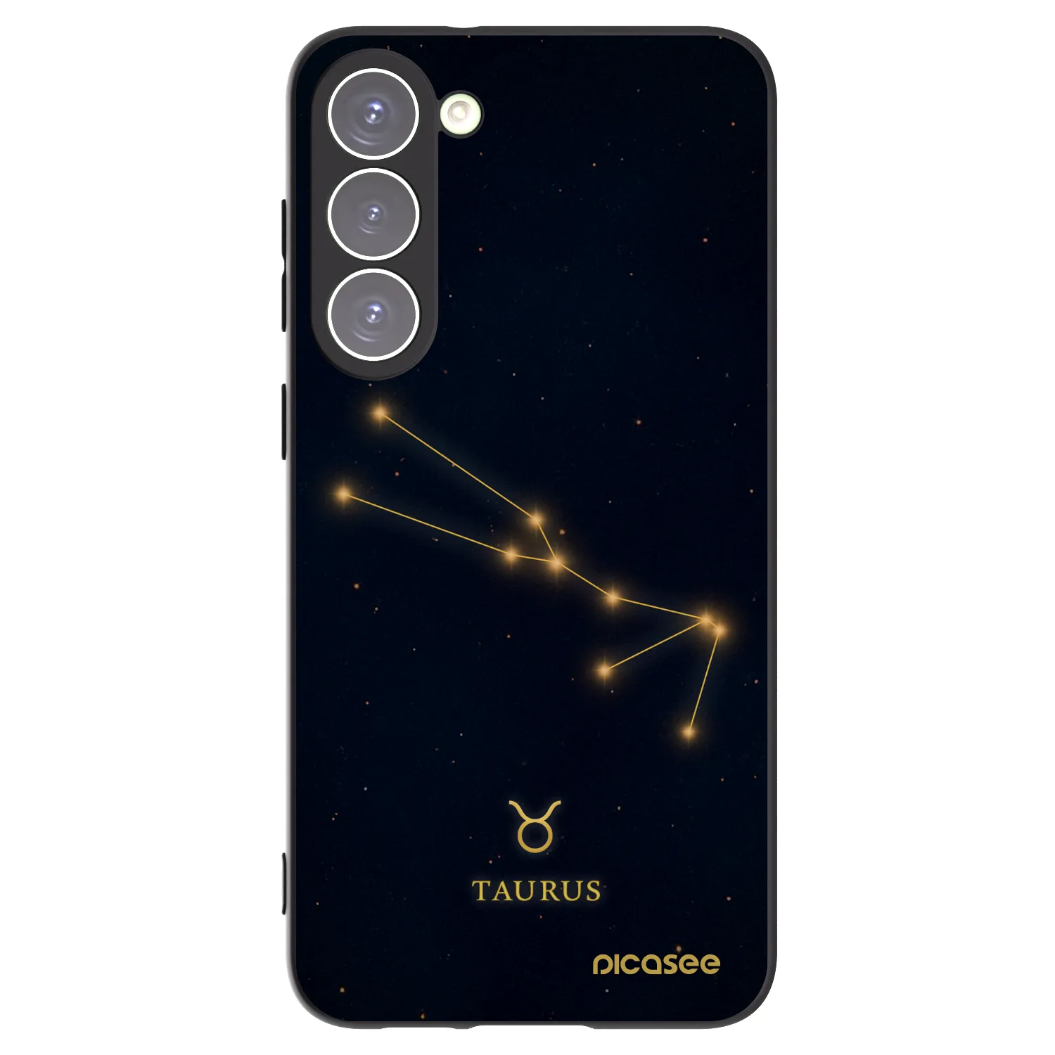 Picasee husă neagră din silicon pentru Samsung Galaxy S23+ 5G - TAURUS