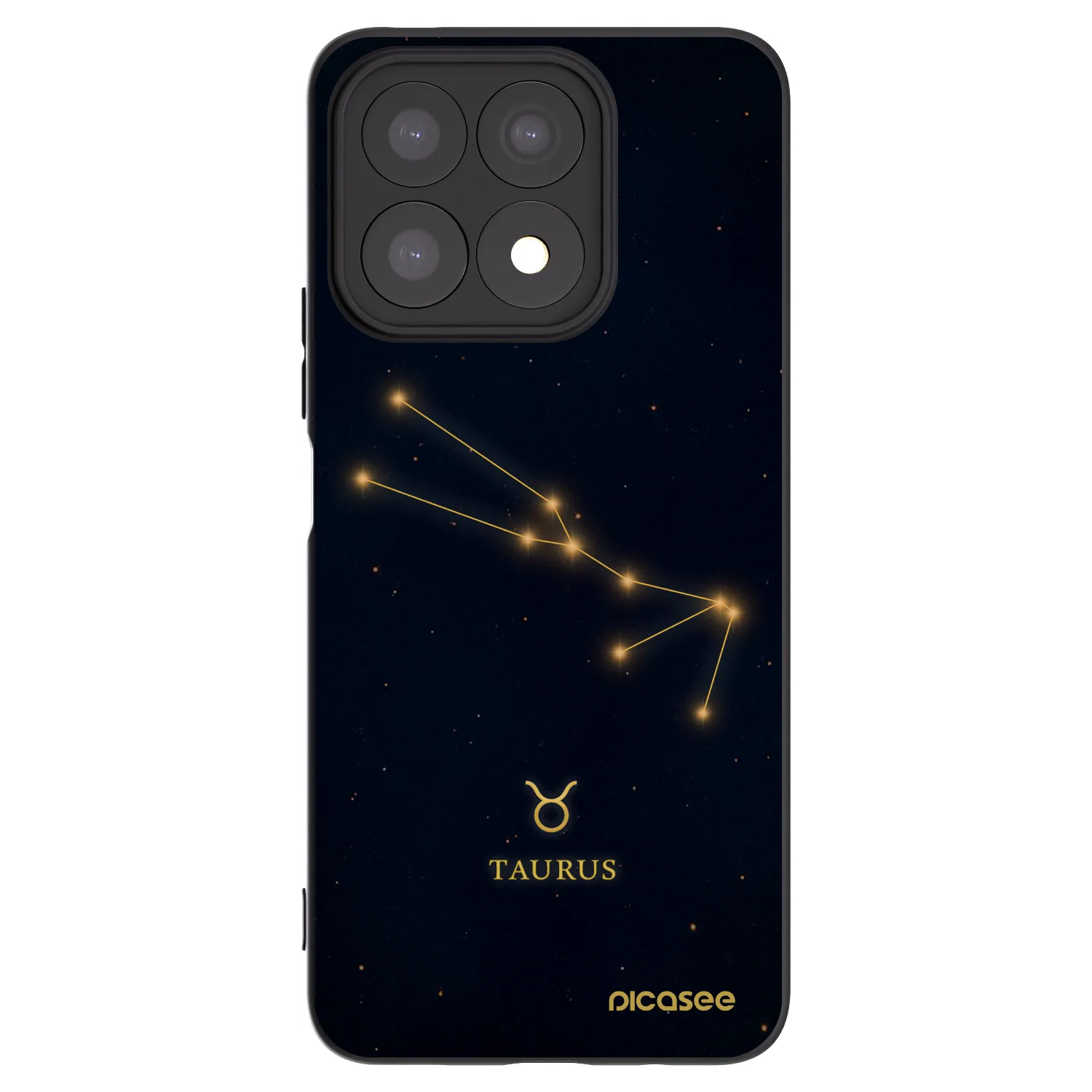 Picasee husă neagră din silicon pentru Honor X8a - TAURUS