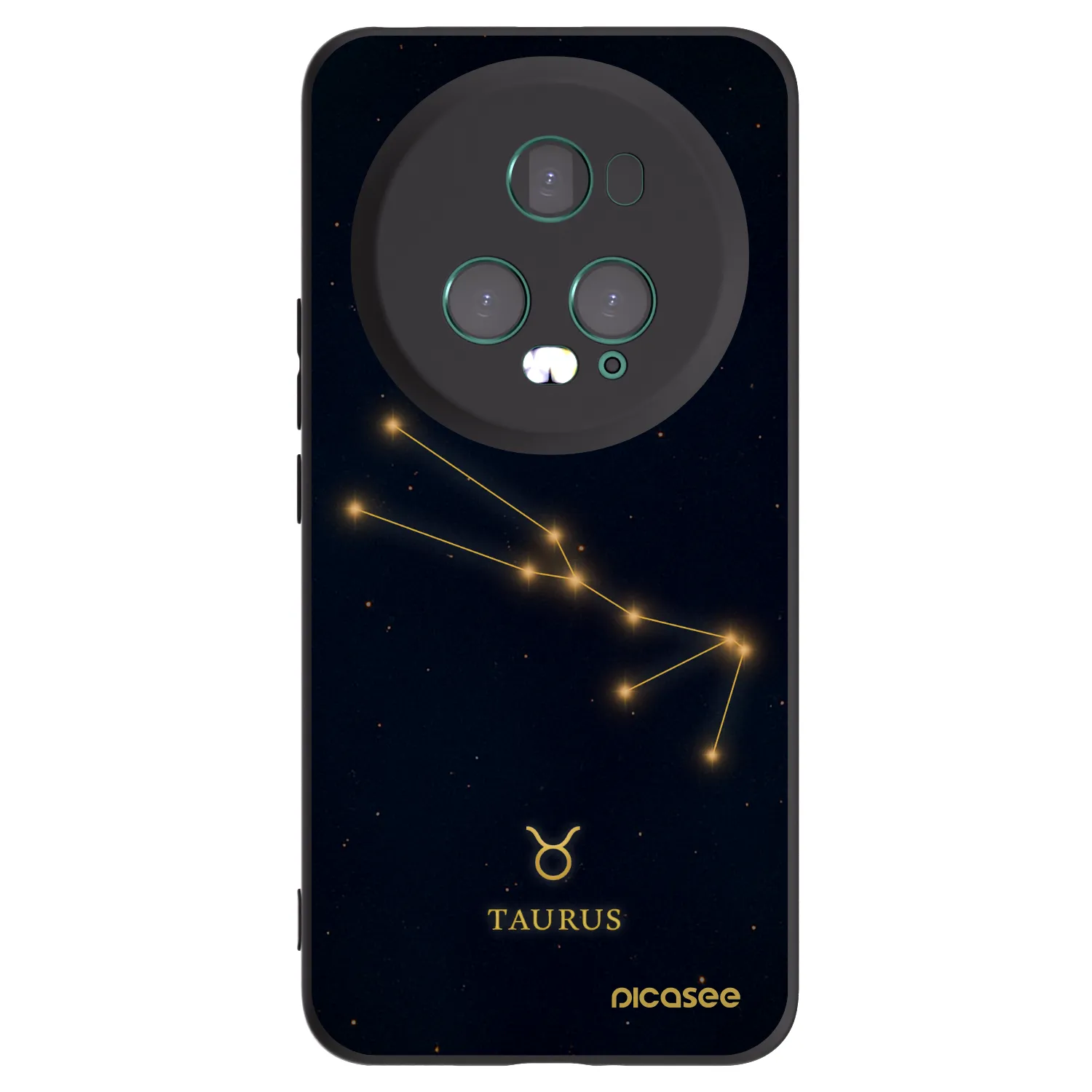 Picasee husă neagră din silicon pentru Honor Magic5 Pro - TAURUS