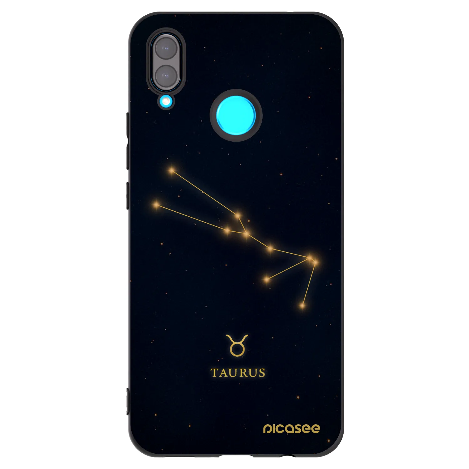 Picasee husă neagră din silicon pentru Huawei Nova 3 - TAURUS