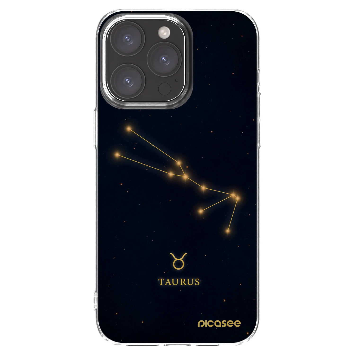 Picasee husă transparentă din silicon pentru Apple iPhone 15 Pro Max - TAURUS