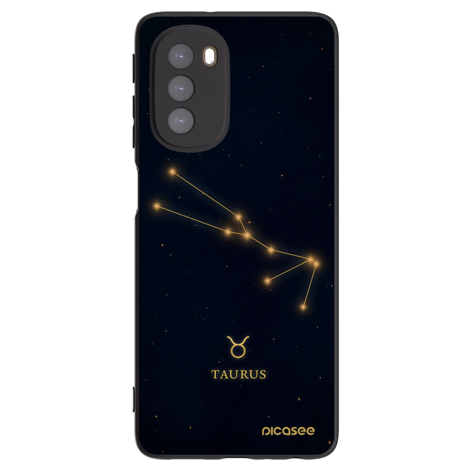 Picasee husă neagră din silicon pentru Motorola Moto G51 - TAURUS