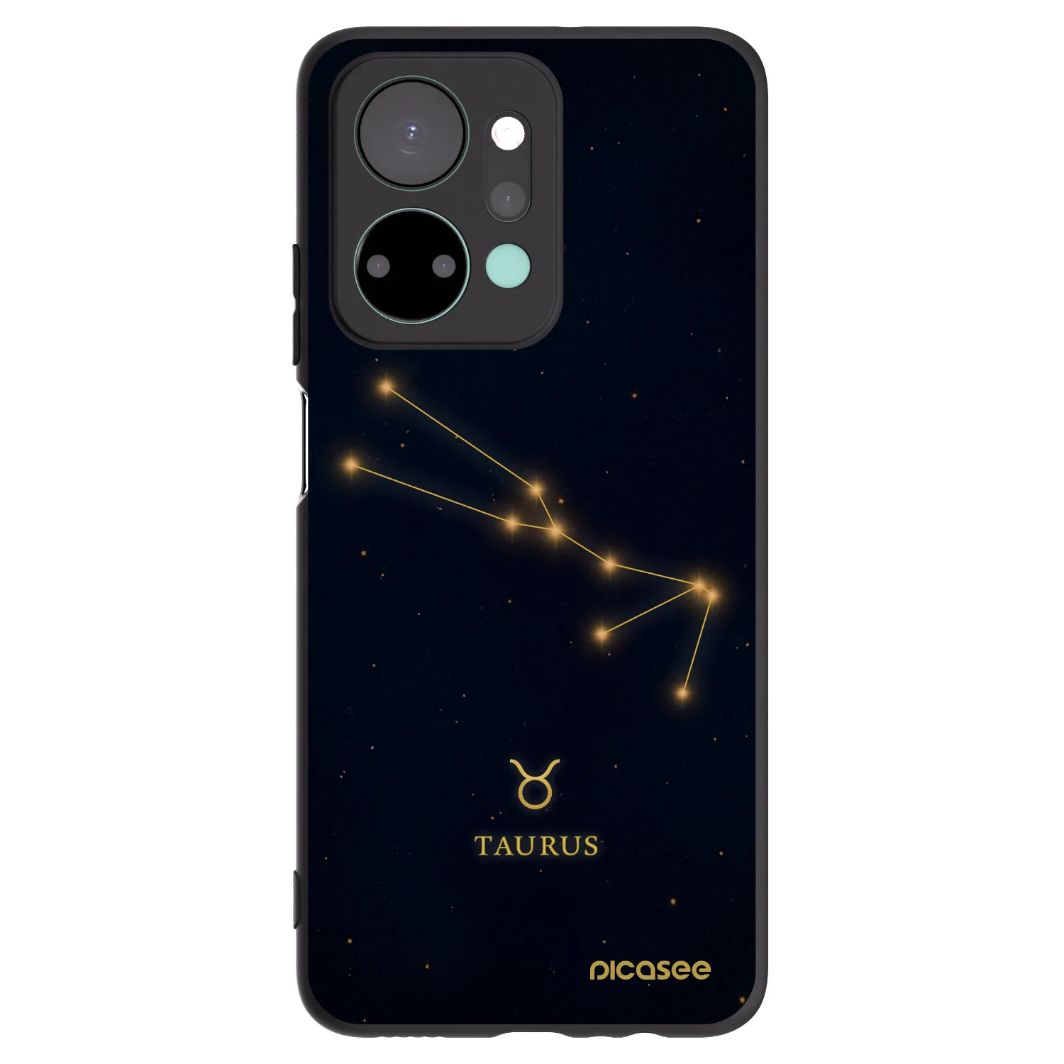 Picasee husă neagră din silicon pentru Honor X7a - TAURUS