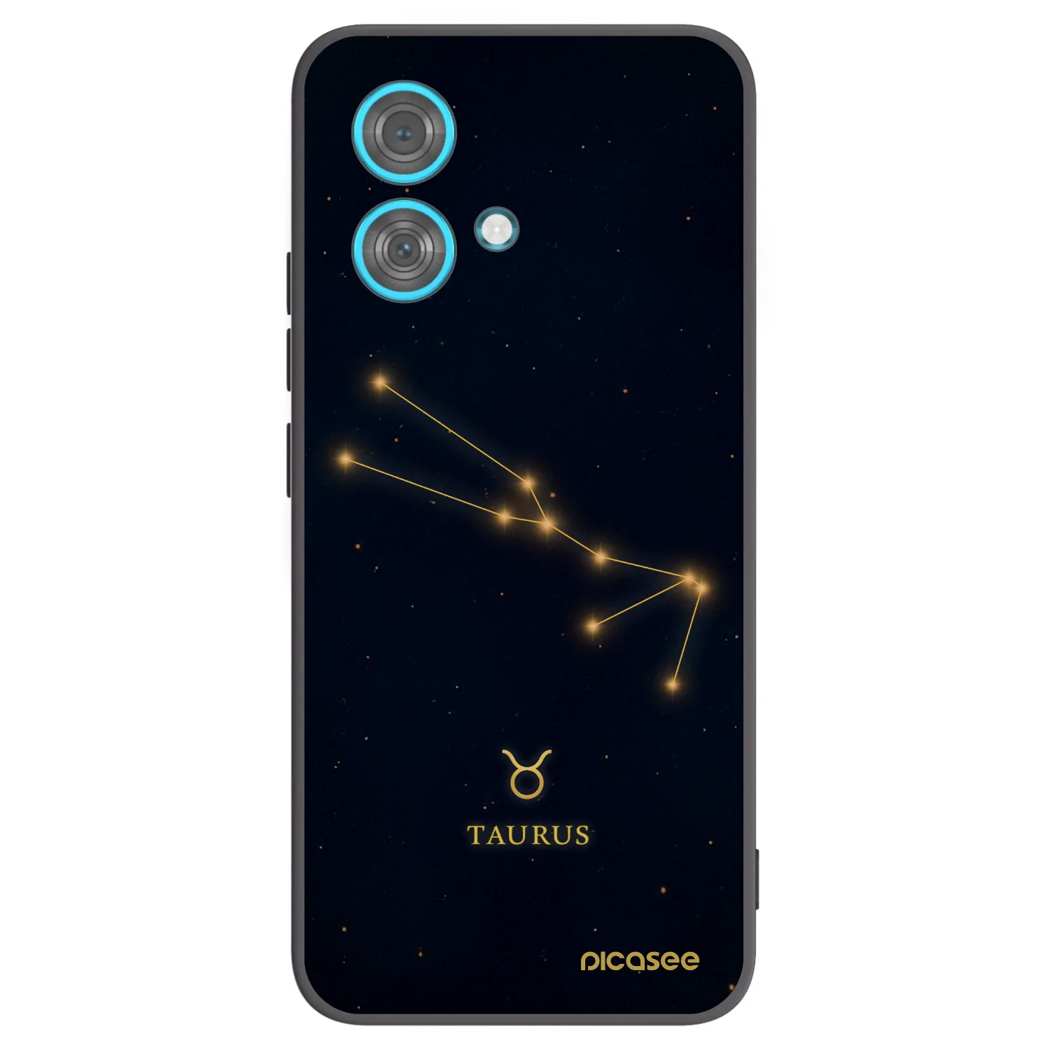 Picasee husă neagră din silicon pentru Motorola Edge 40 Neo - TAURUS