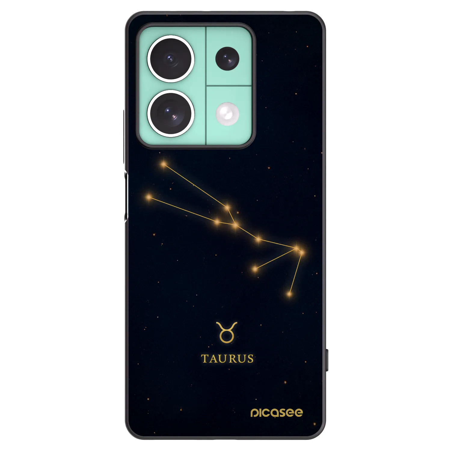 Picasee husă neagră din silicon pentru Xiaomi Redmi Note 13 5G - TAURUS