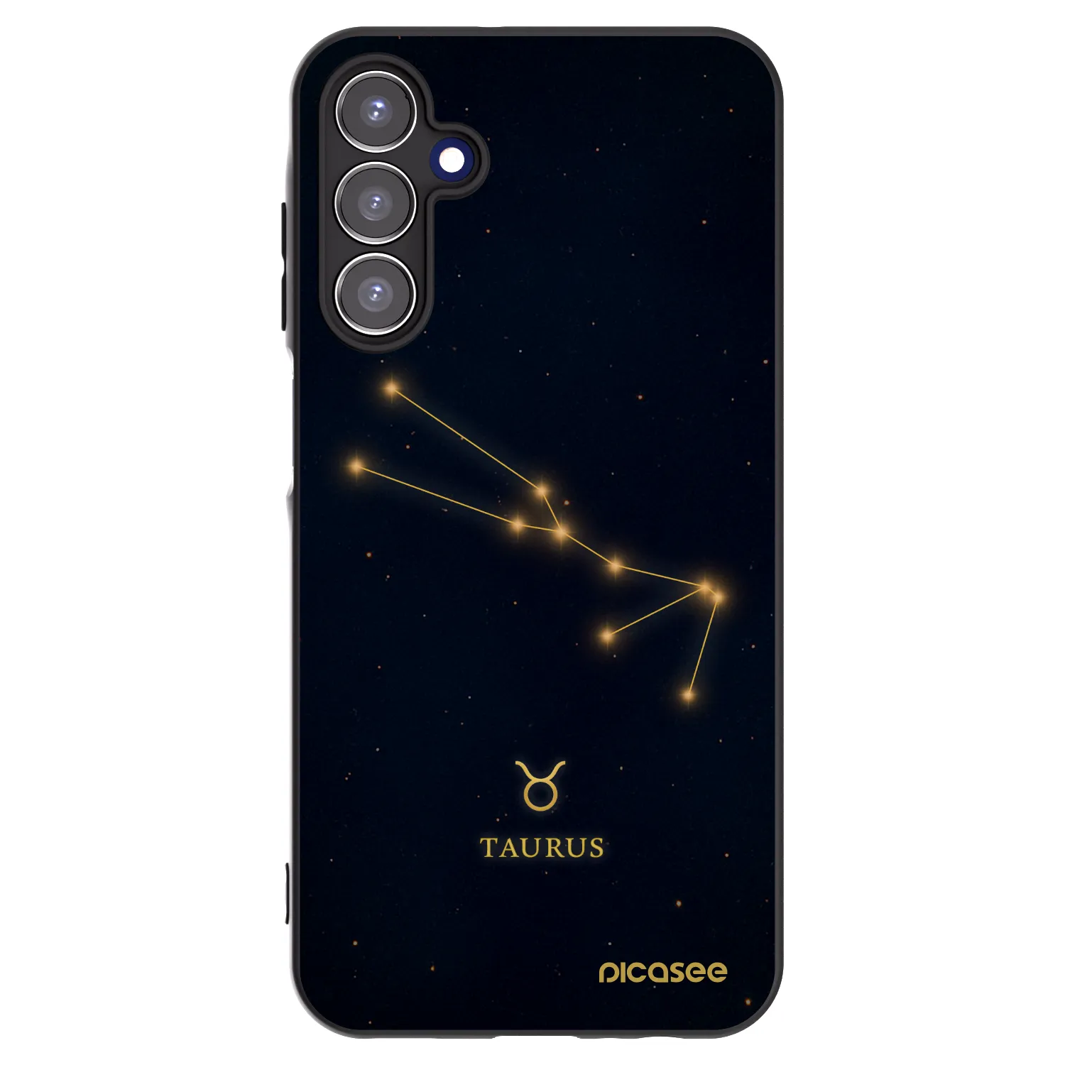 Picasee husă neagră din silicon pentru Samsung Galaxy A15 A156B 5G - TAURUS