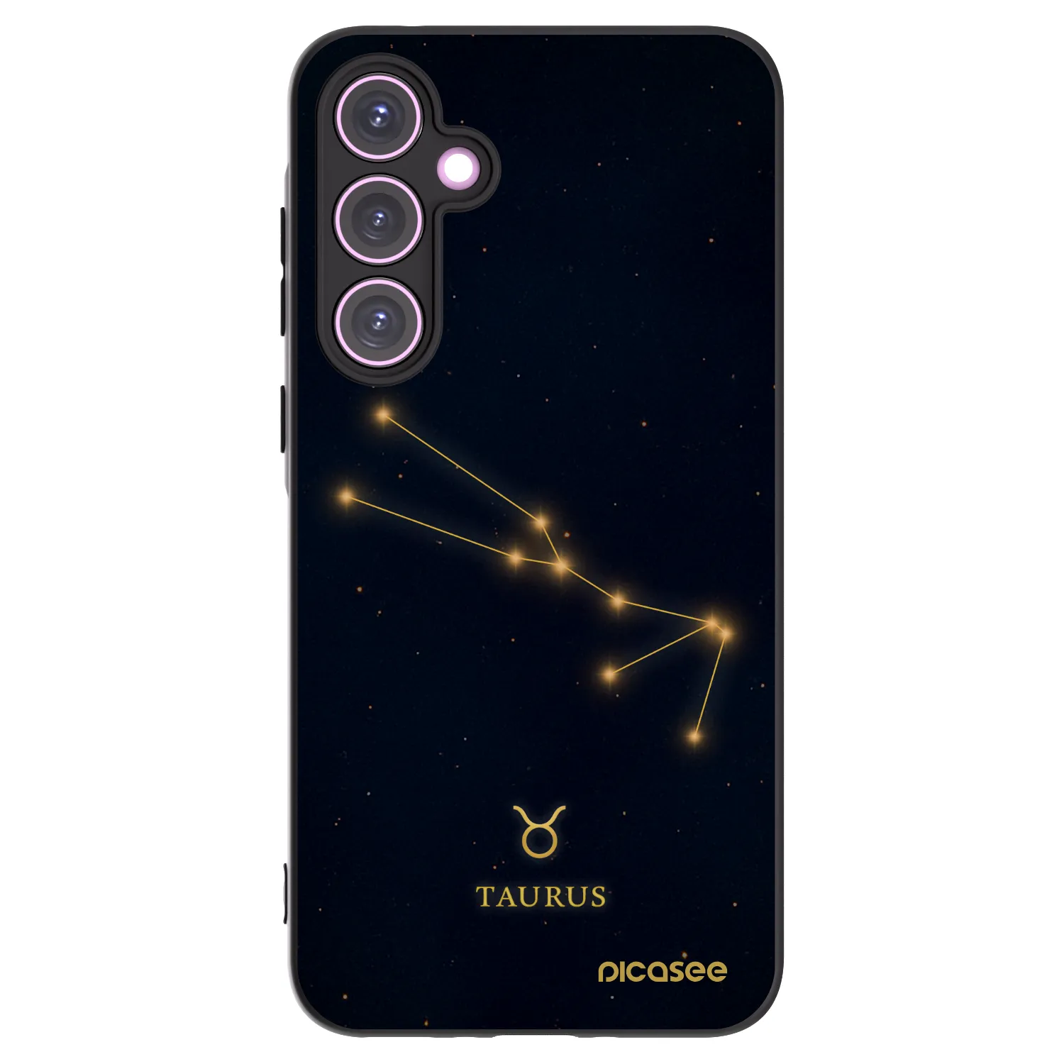 Picasee husă neagră din silicon pentru Samsung Galaxy A35 5G A356B - TAURUS