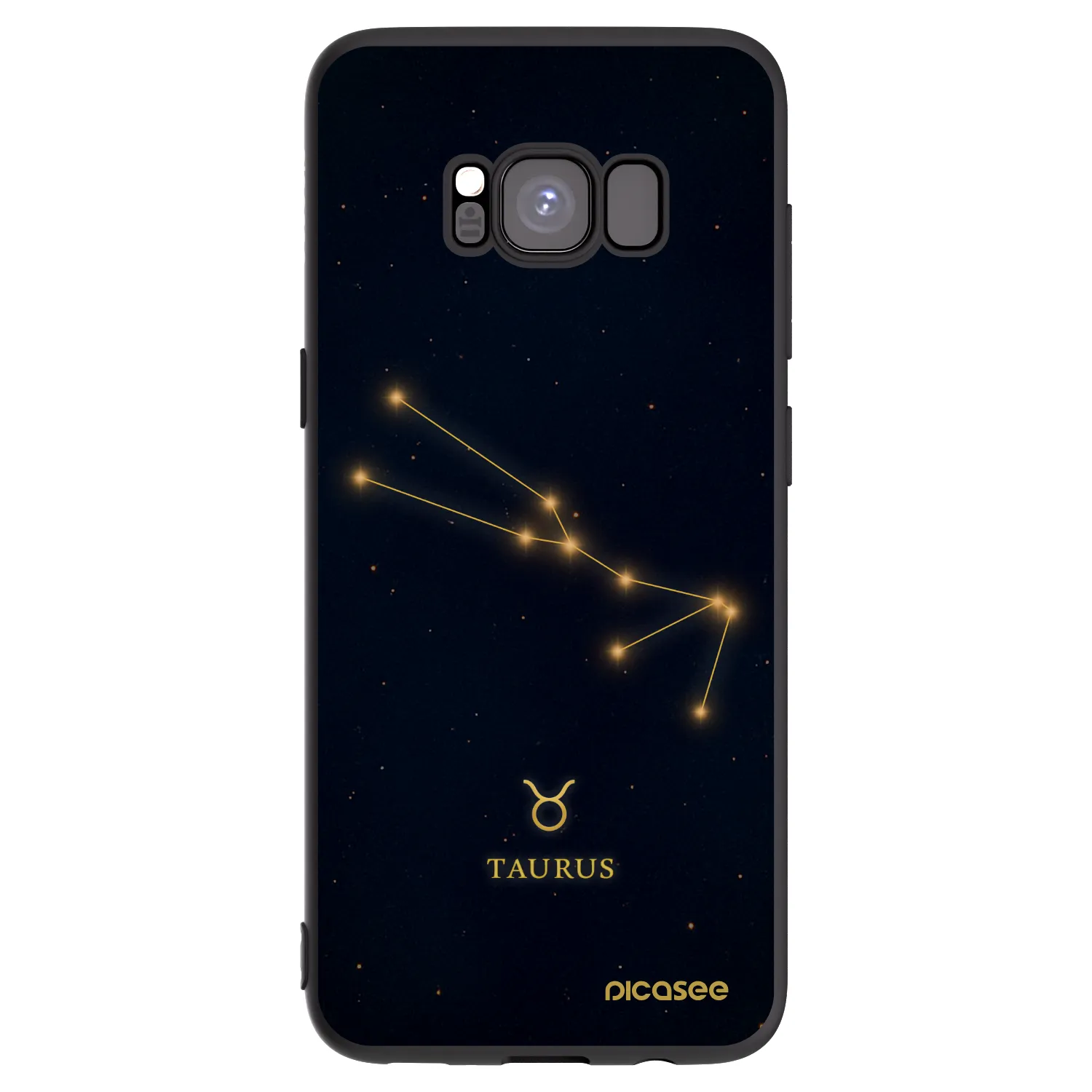 Picasee husă neagră din silicon pentru Samsung Galaxy S8 G950F - TAURUS