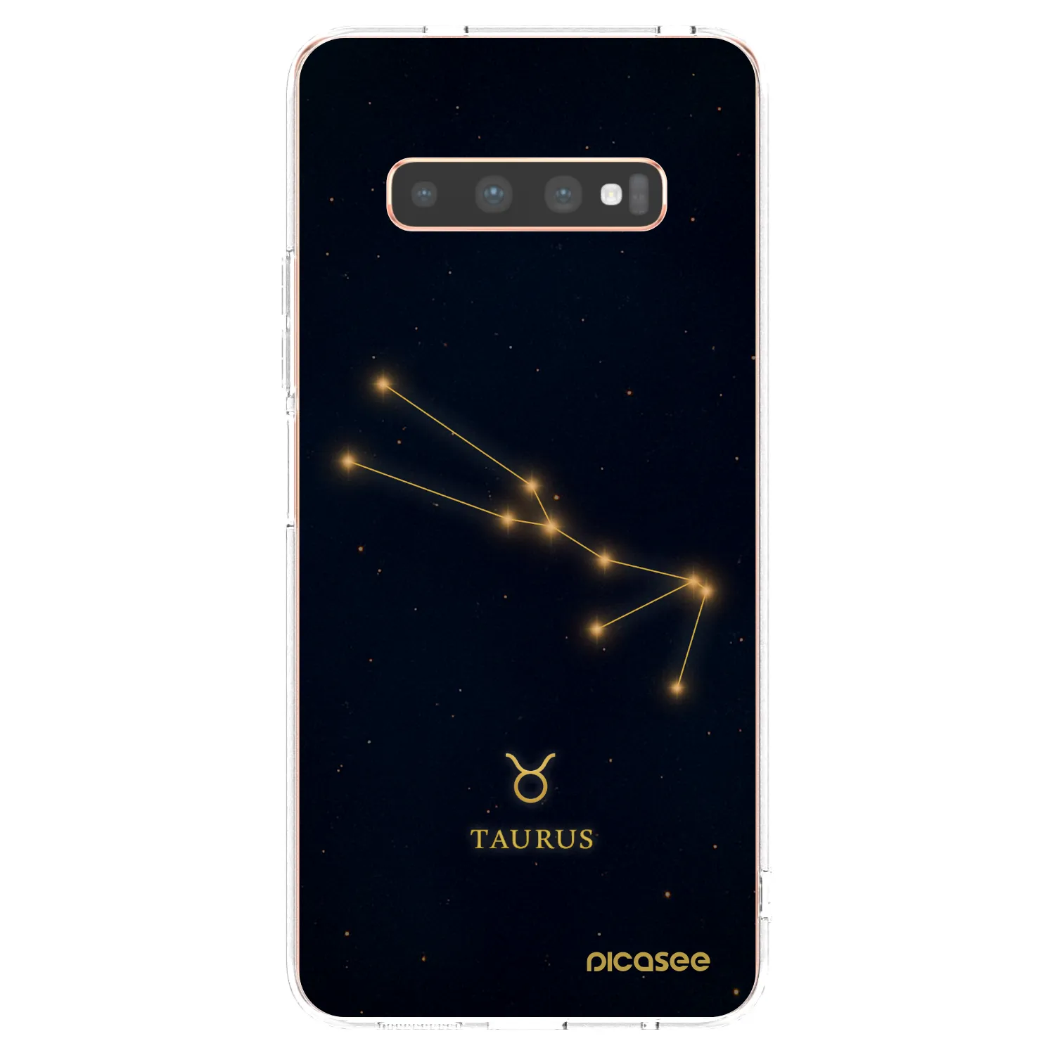 Picasee husă transparentă din silicon pentru Samsung Galaxy S10 Plus G975 - TAURUS