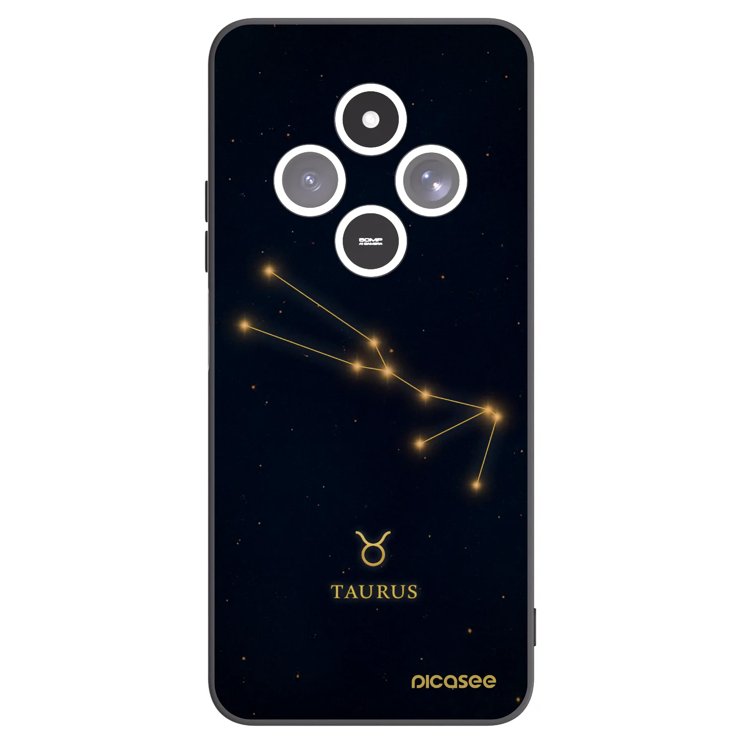 Picasee husă neagră din silicon pentru Xiaomi Redmi 14C - TAURUS