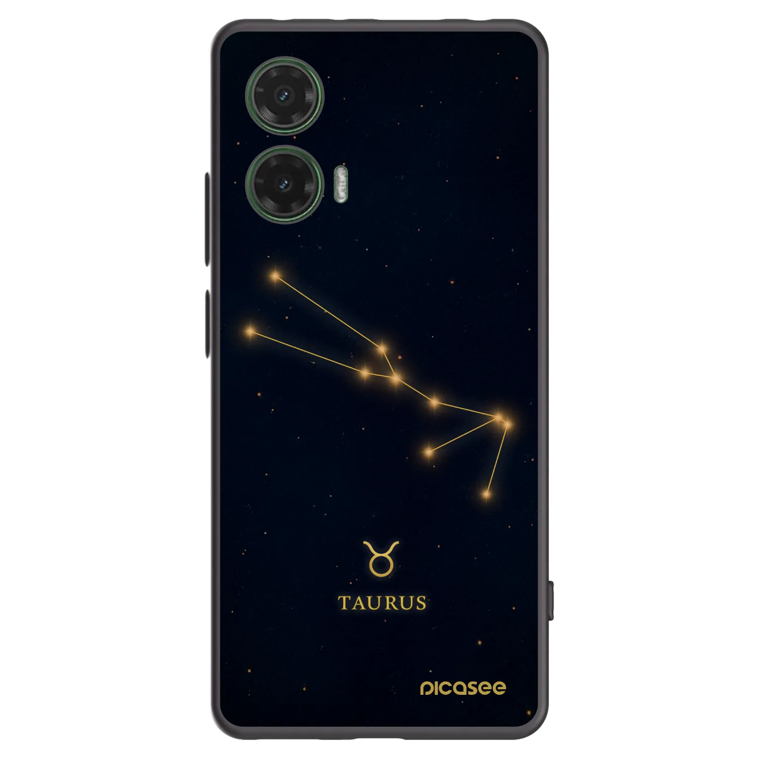 Picasee husă neagră din silicon pentru Motorola Moto G35 5G - TAURUS