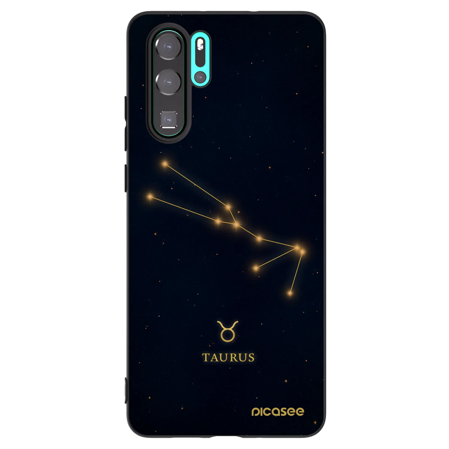 Picasee husă neagră din silicon pentru Huawei P30 Pro - TAURUS