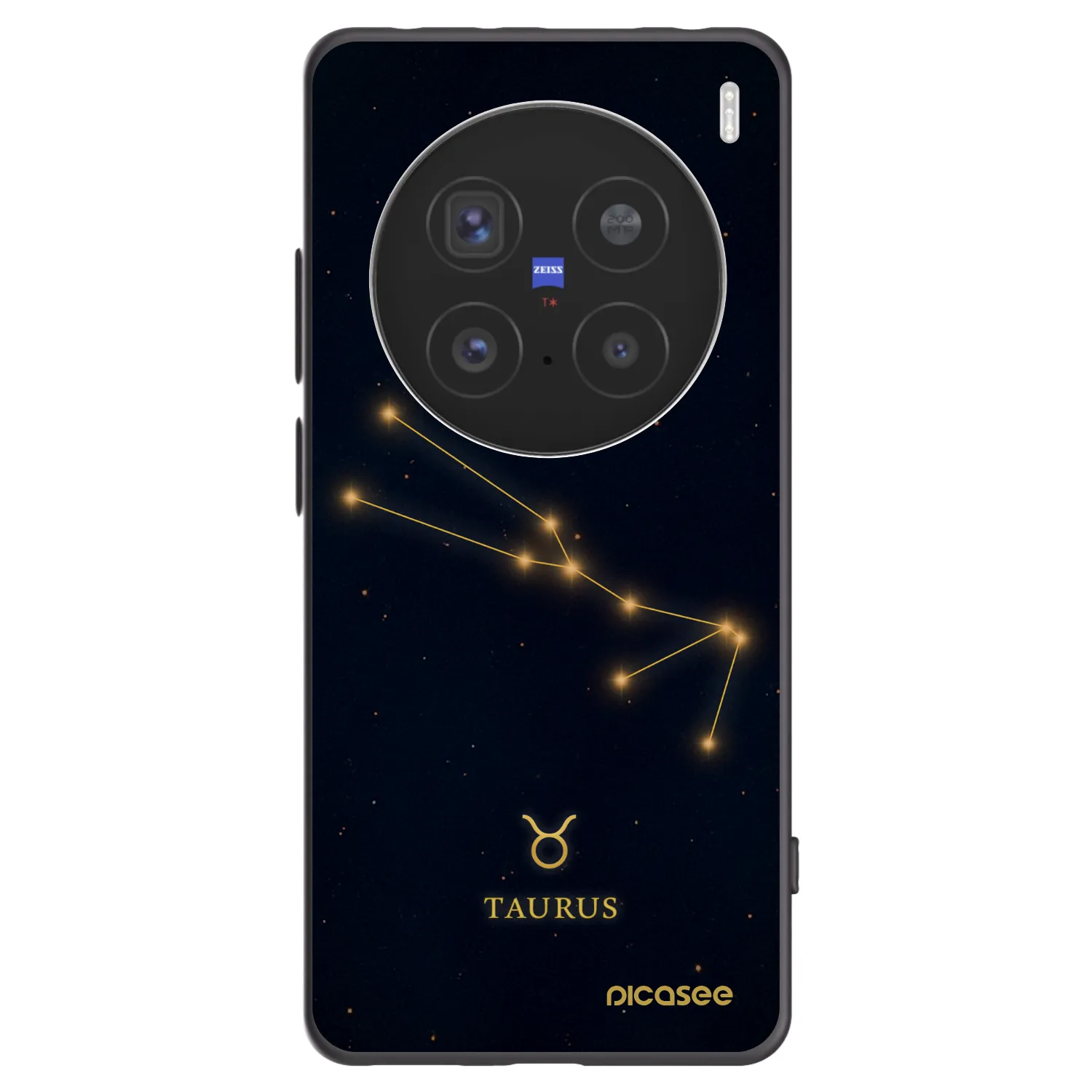 Picasee husă neagră din silicon pentru Vivo X200 Pro - TAURUS