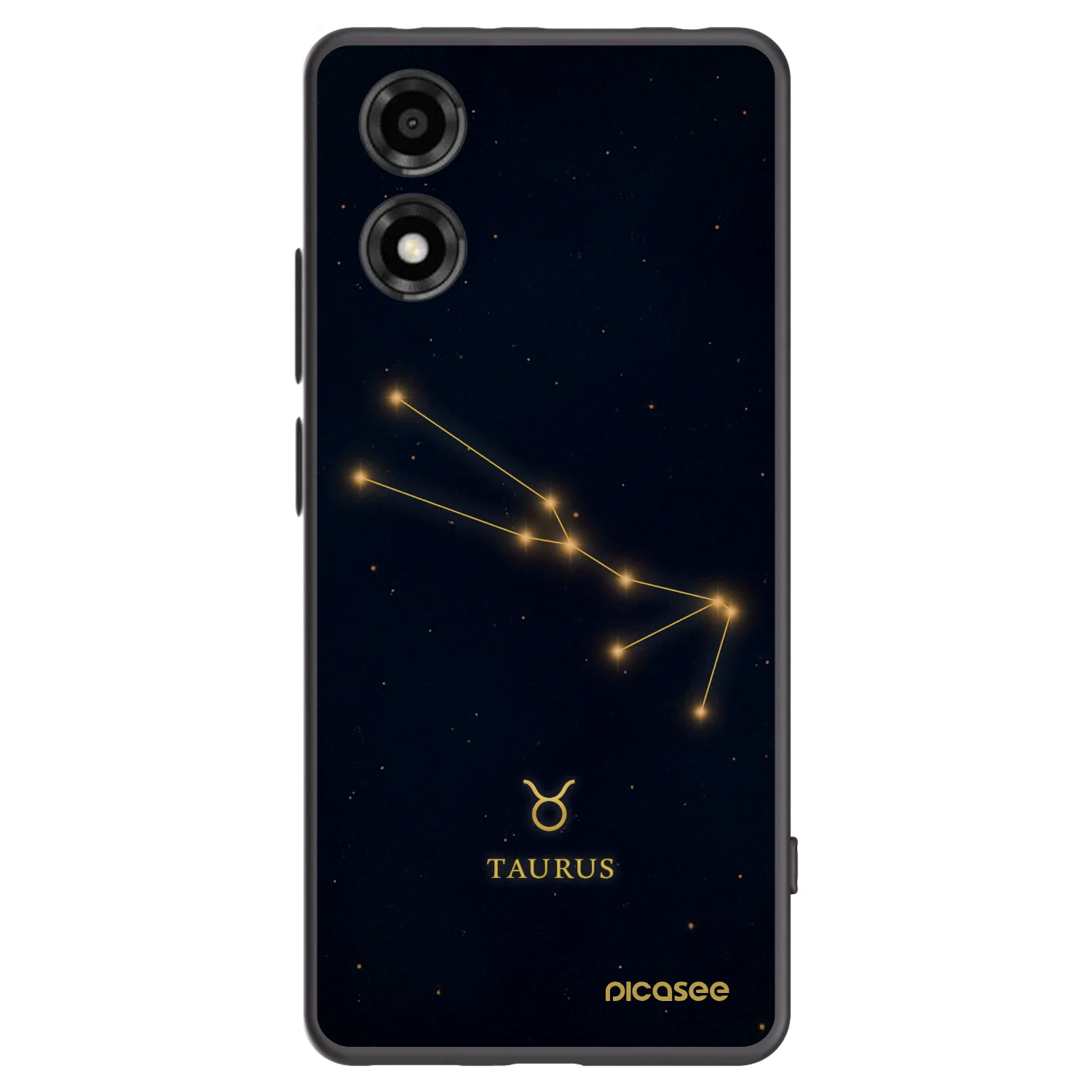 Picasee husă neagră din silicon pentru Motorola Moto E14 - TAURUS