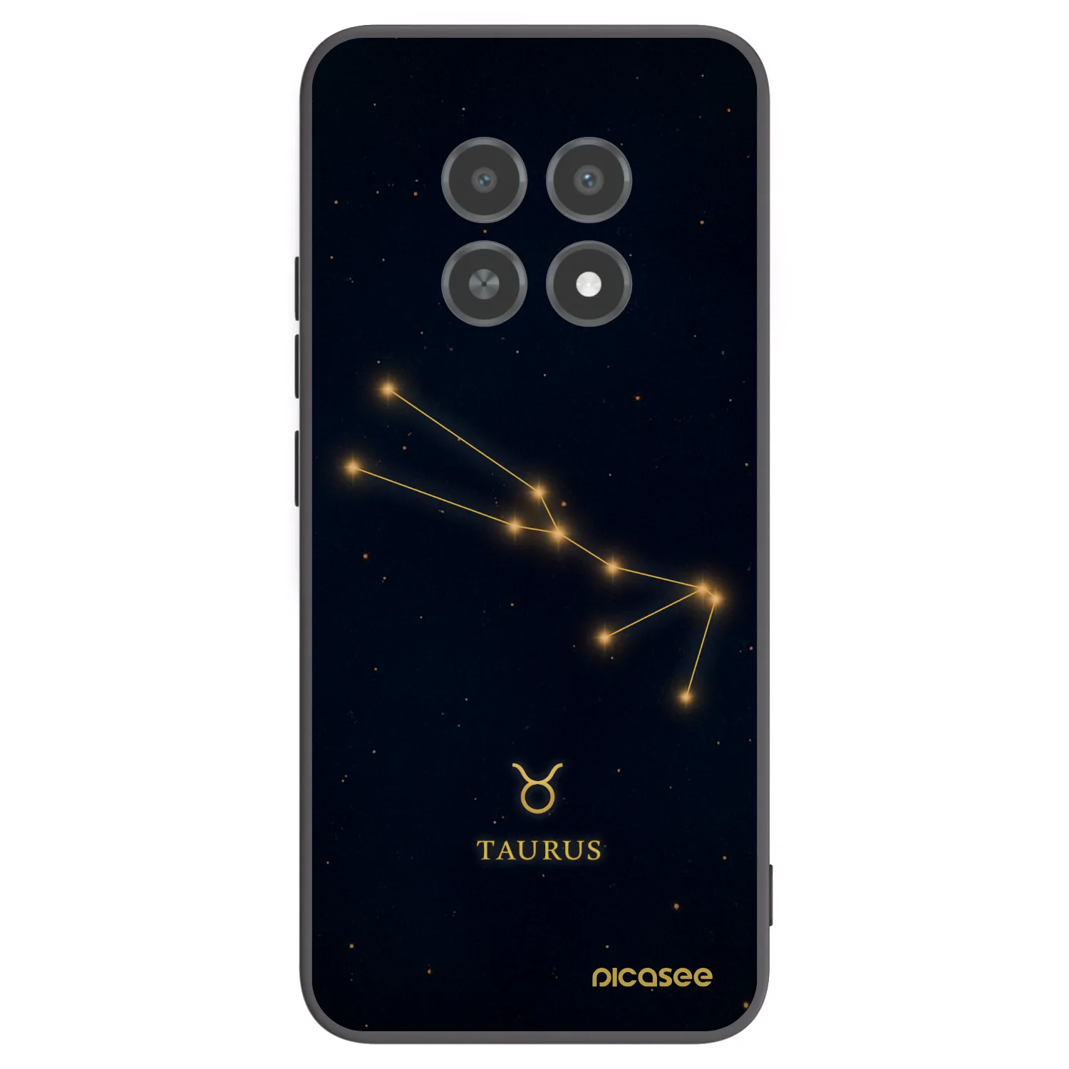 Picasee husă neagră din silicon pentru Realme 12X - TAURUS