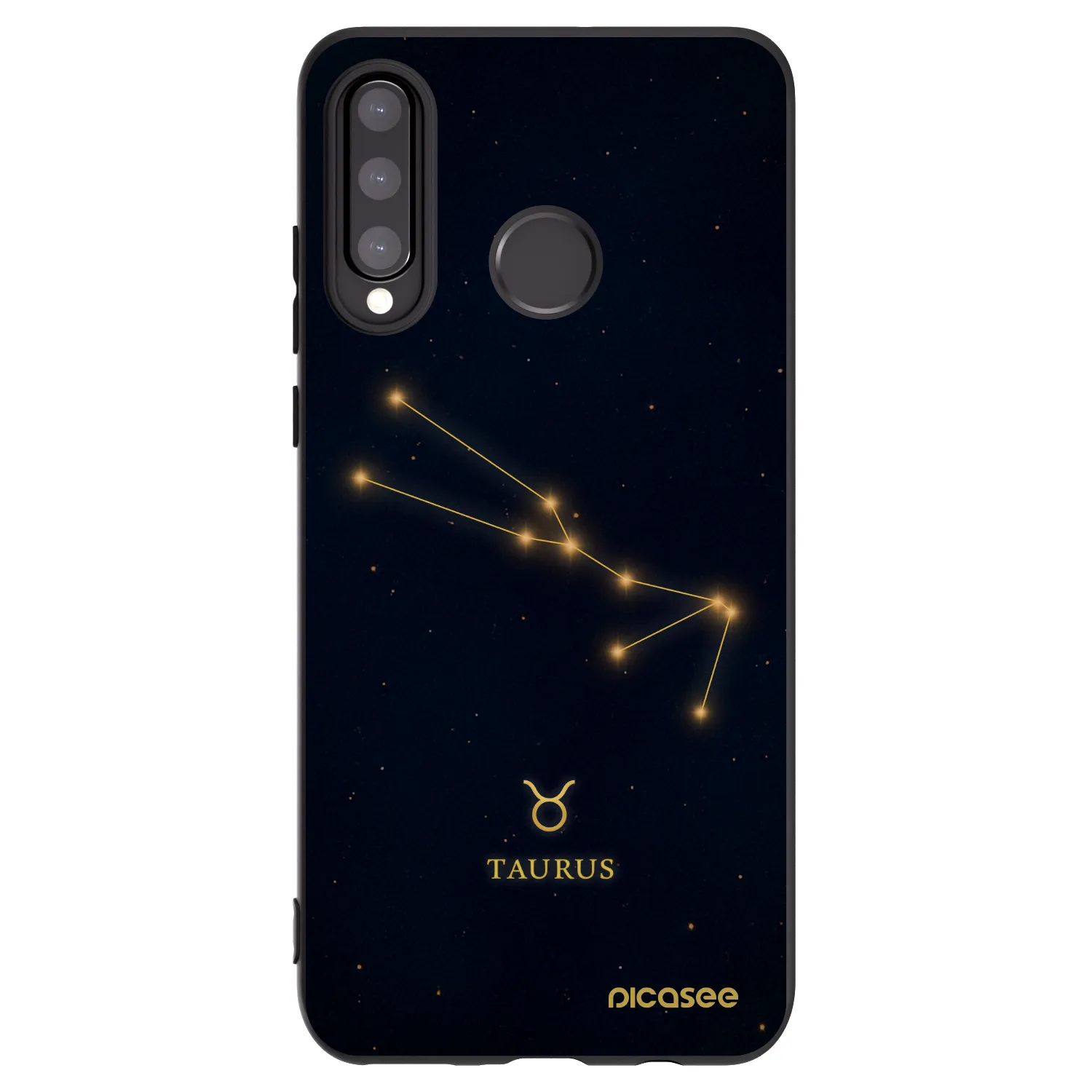 Picasee husă neagră din silicon pentru Huawei P30 Lite - TAURUS