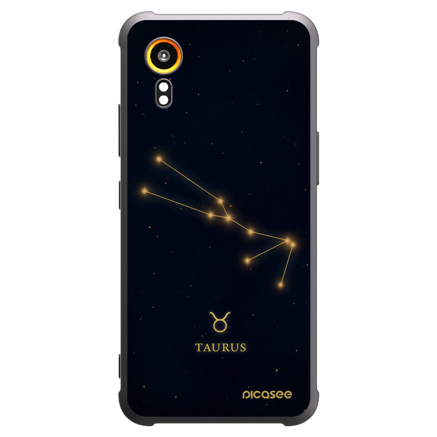 Picasee husă neagră din silicon pentru Samsung Galaxy Xcover 7 - TAURUS