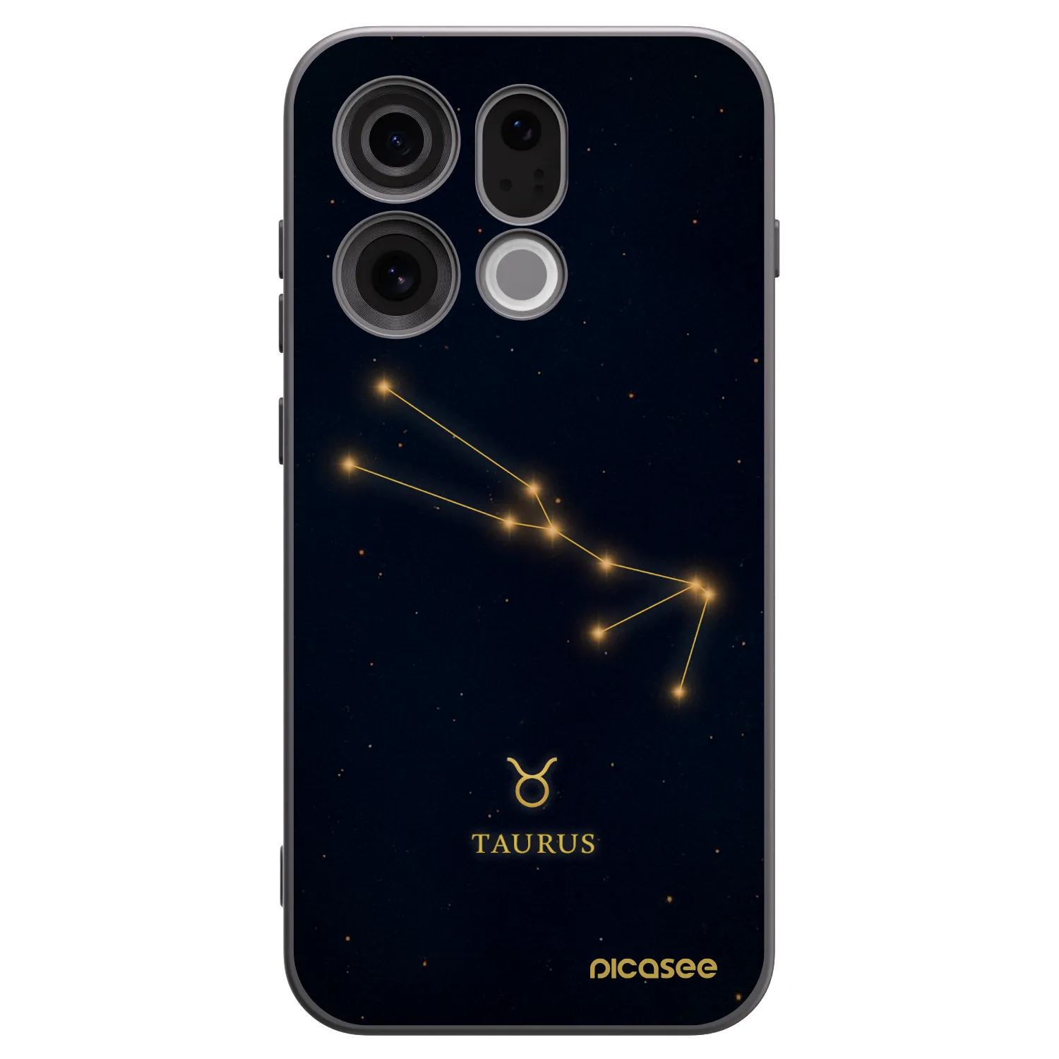 Picasee husă neagră din silicon pentru OPPO Find X9 - TAURUS