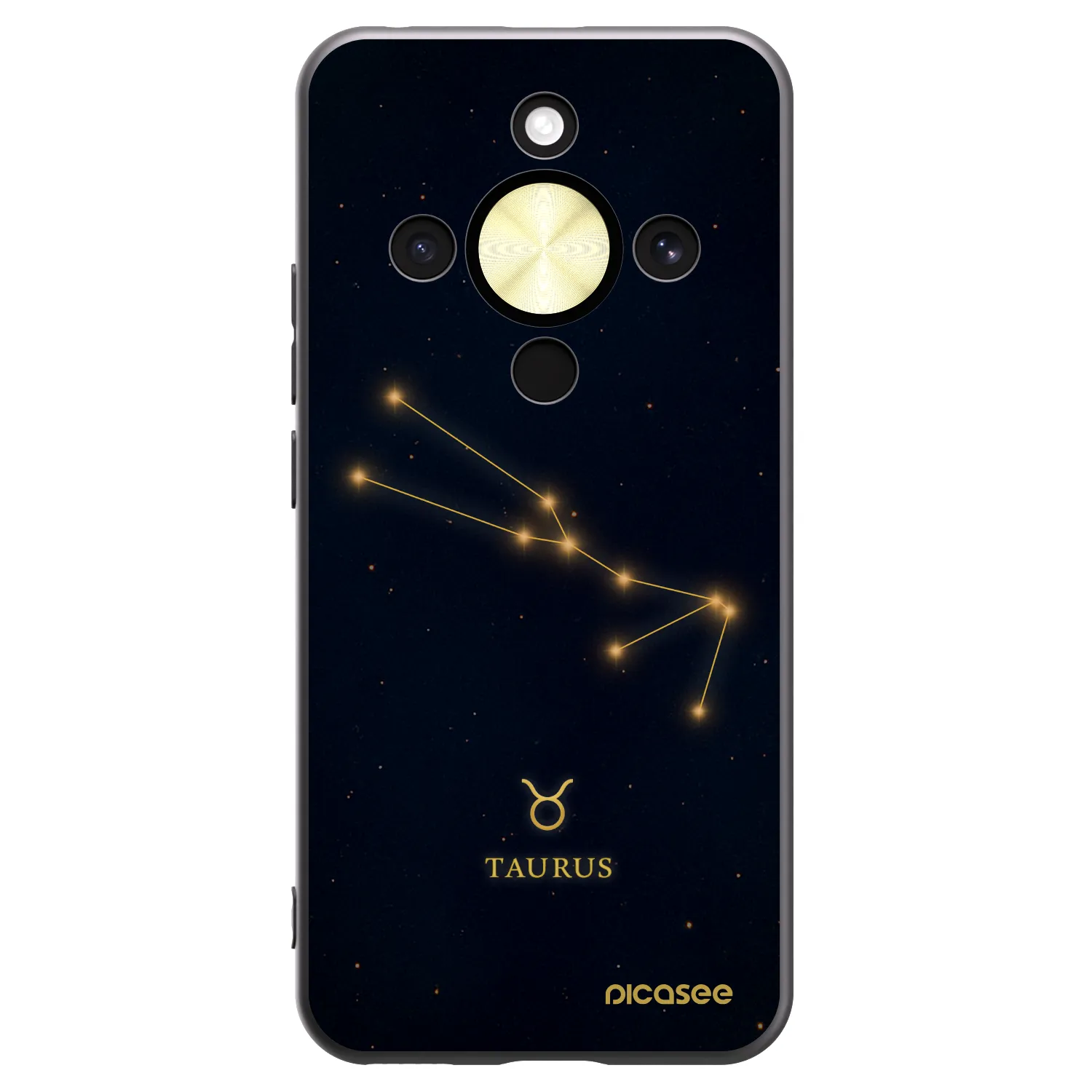 Picasee husă neagră din silicon pentru Honor Magic8 Lite 5G - TAURUS