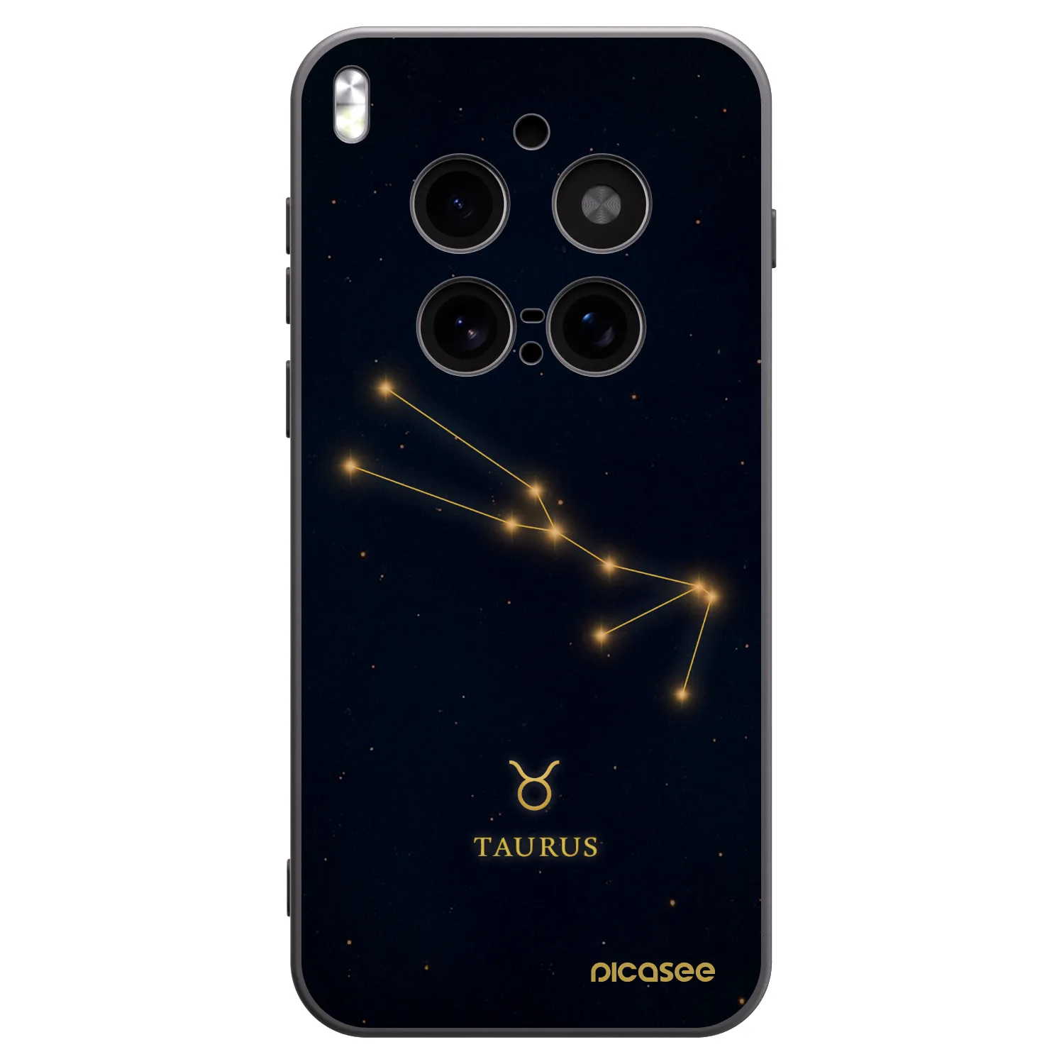 Picasee husă neagră din silicon pentru Vivo X300 Pro - TAURUS