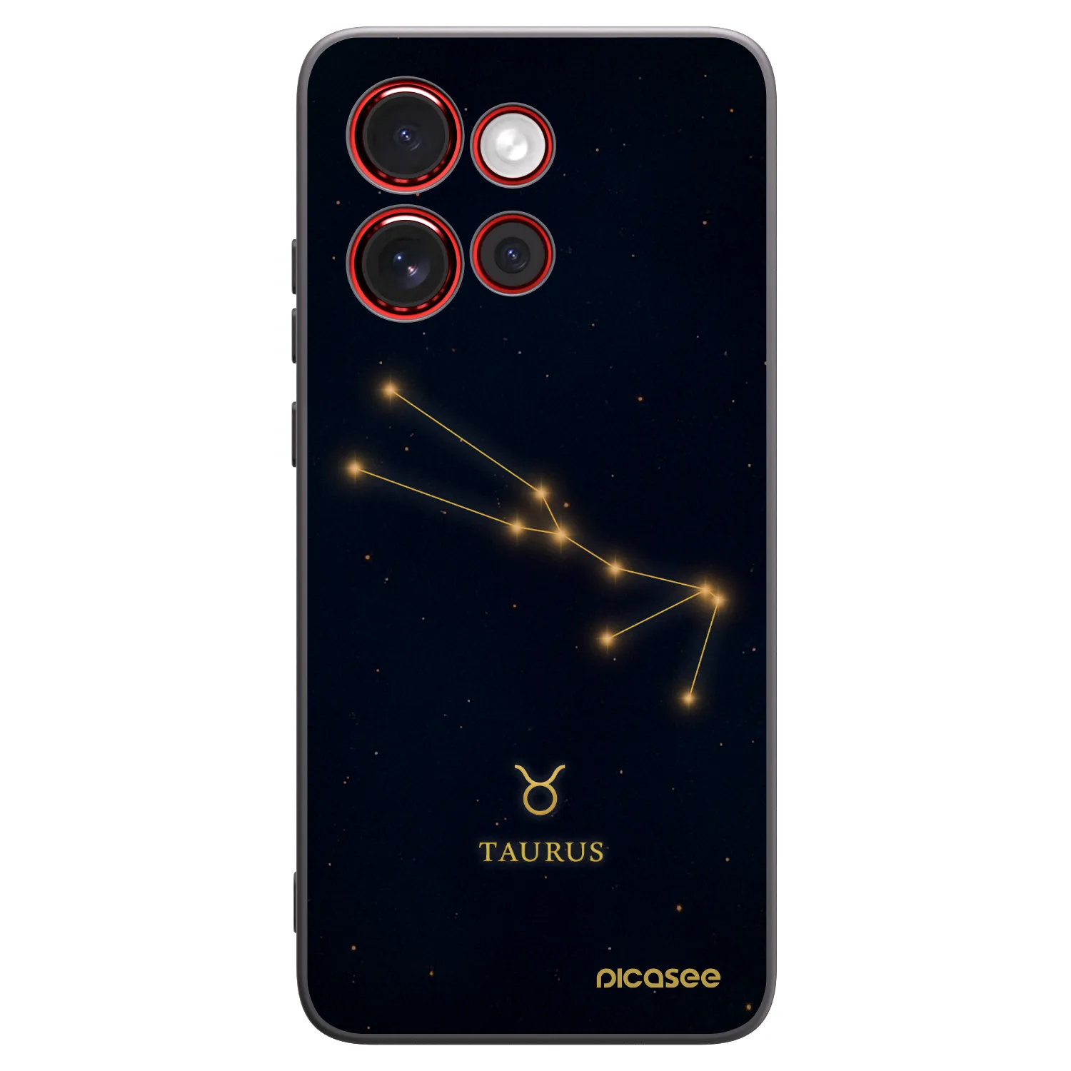 Picasee husă neagră din silicon pentru Motorola Edge 60 Neo 5G - TAURUS