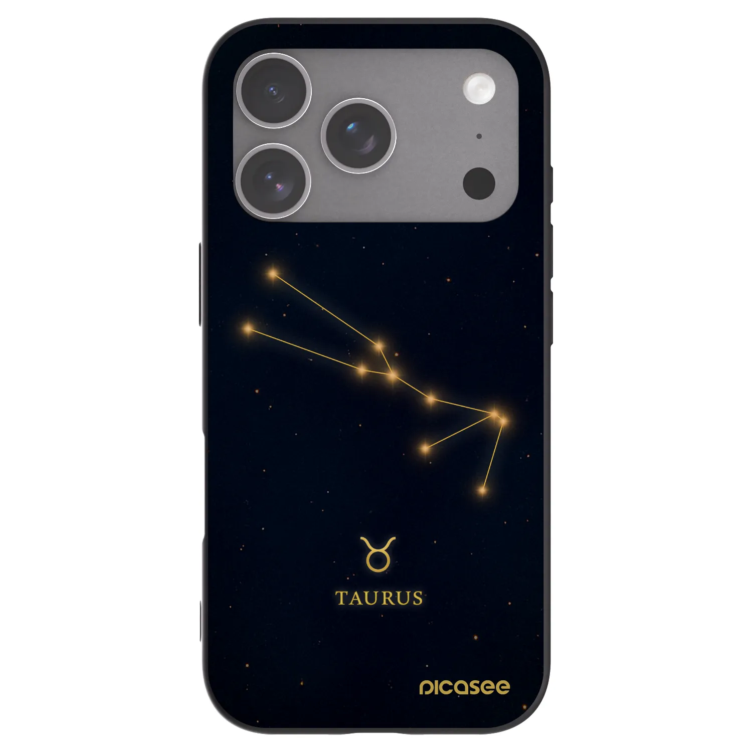 Picasee husă neagră din silicon pentru Apple iPhone 18 Pro - TAURUS