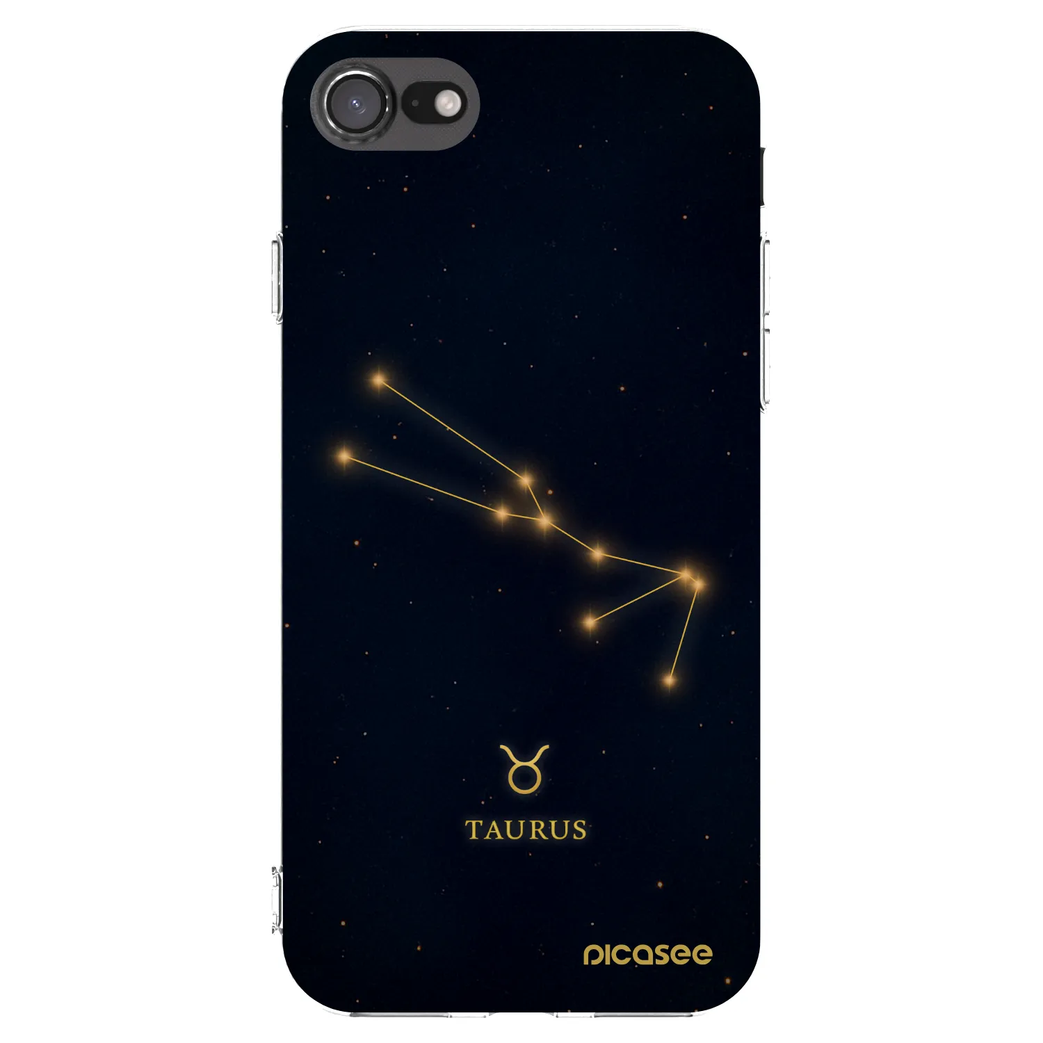 Picasee husă transparentă din silicon pentru Apple iPhone 8 - TAURUS