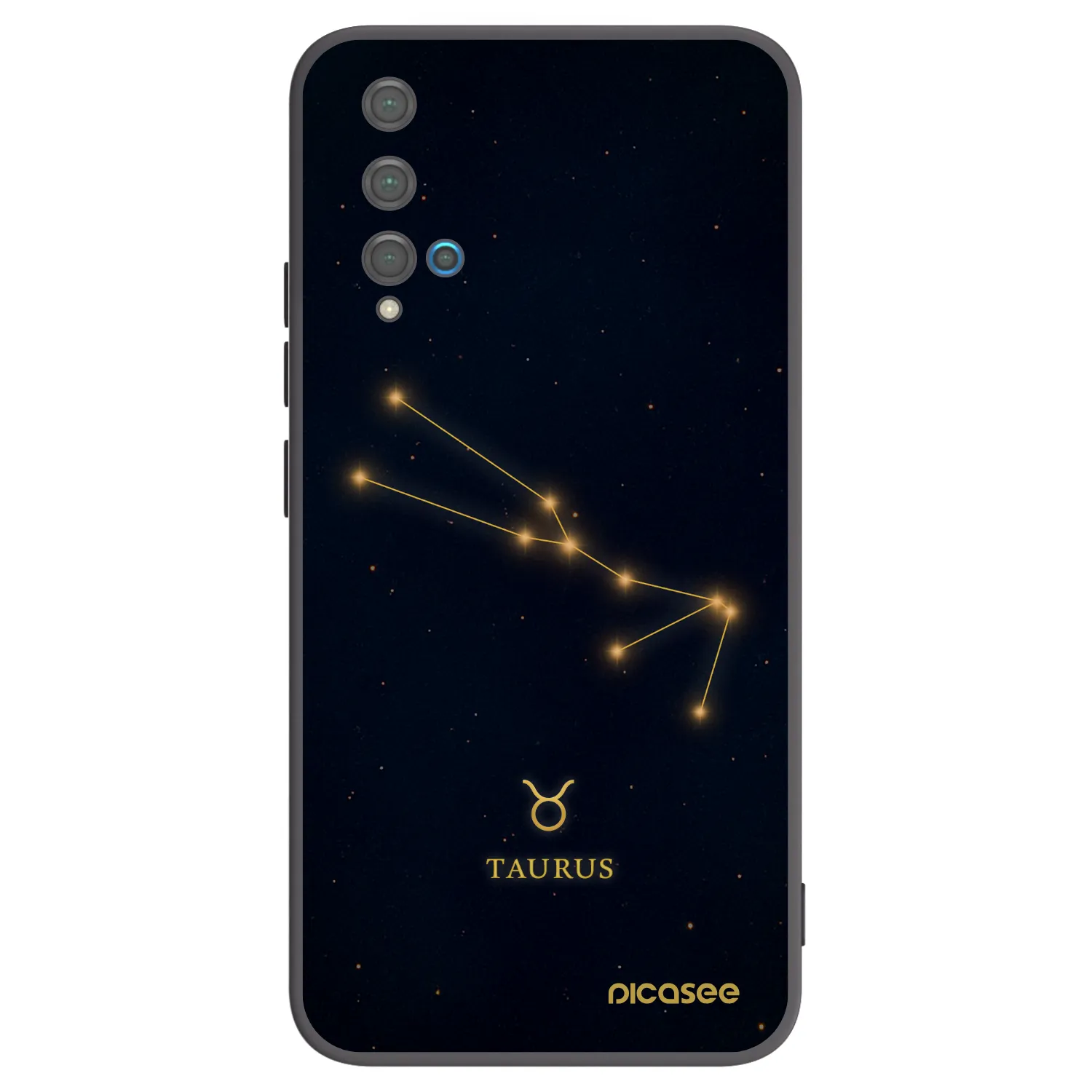 Picasee husă neagră din silicon pentru Huawei Nova 5T - TAURUS