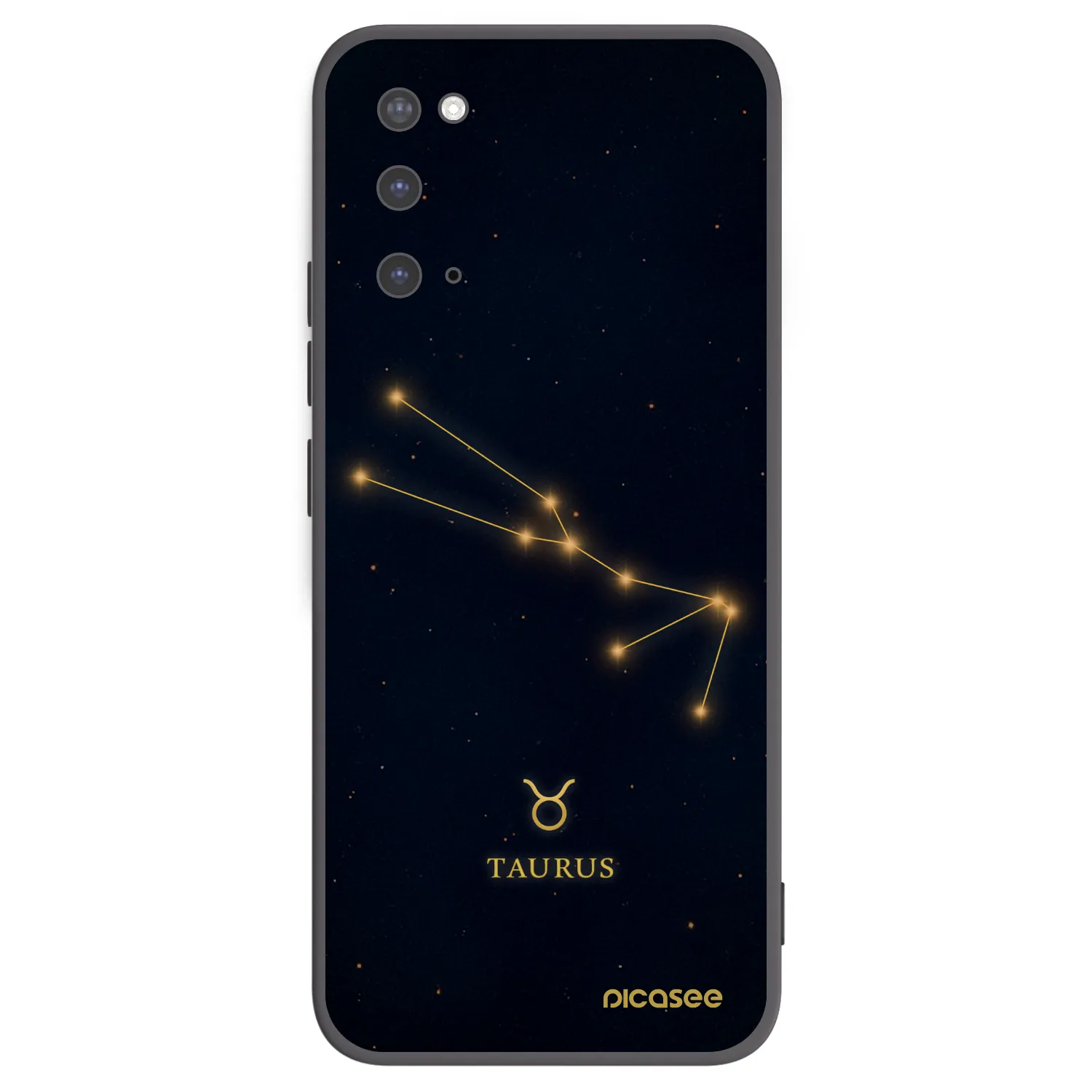 Picasee husă neagră din silicon pentru Samsung Galaxy S20 G980F - TAURUS