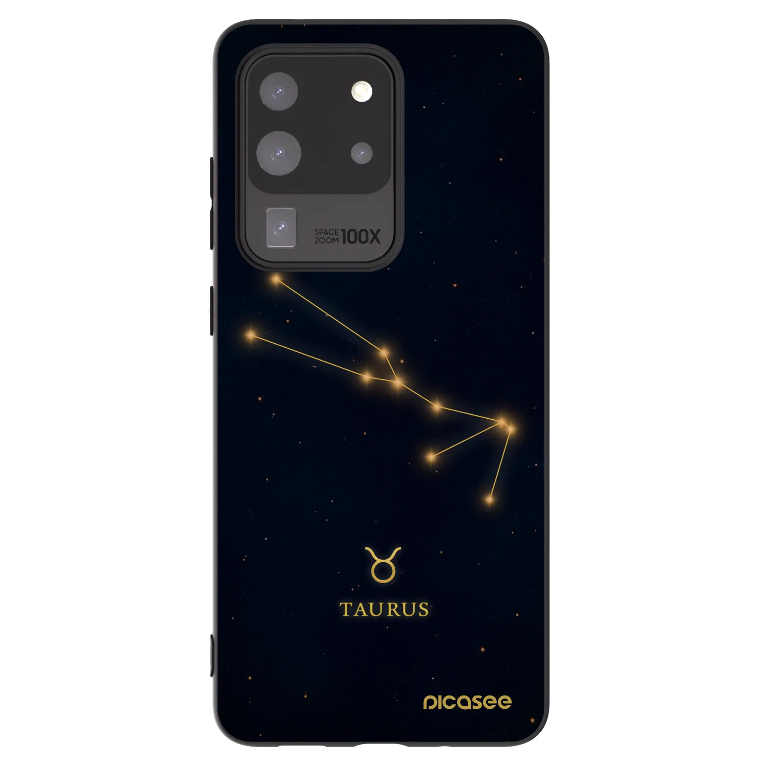 Picasee husă neagră din silicon pentru Samsung Galaxy S20 Ultra 5G G988F - TAURUS