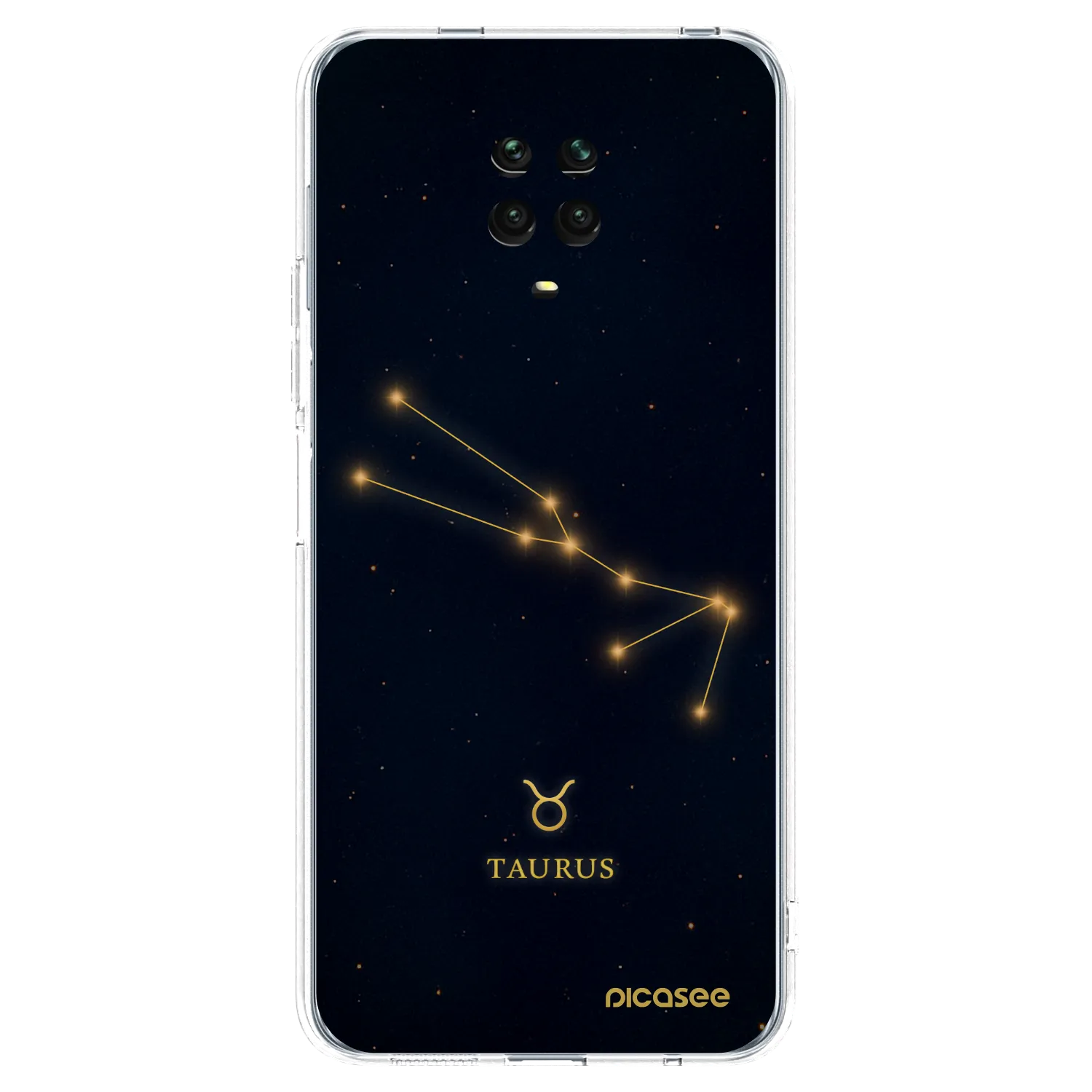 Picasee husă transparentă din silicon pentru Xiaomi Redmi Note 9S - TAURUS