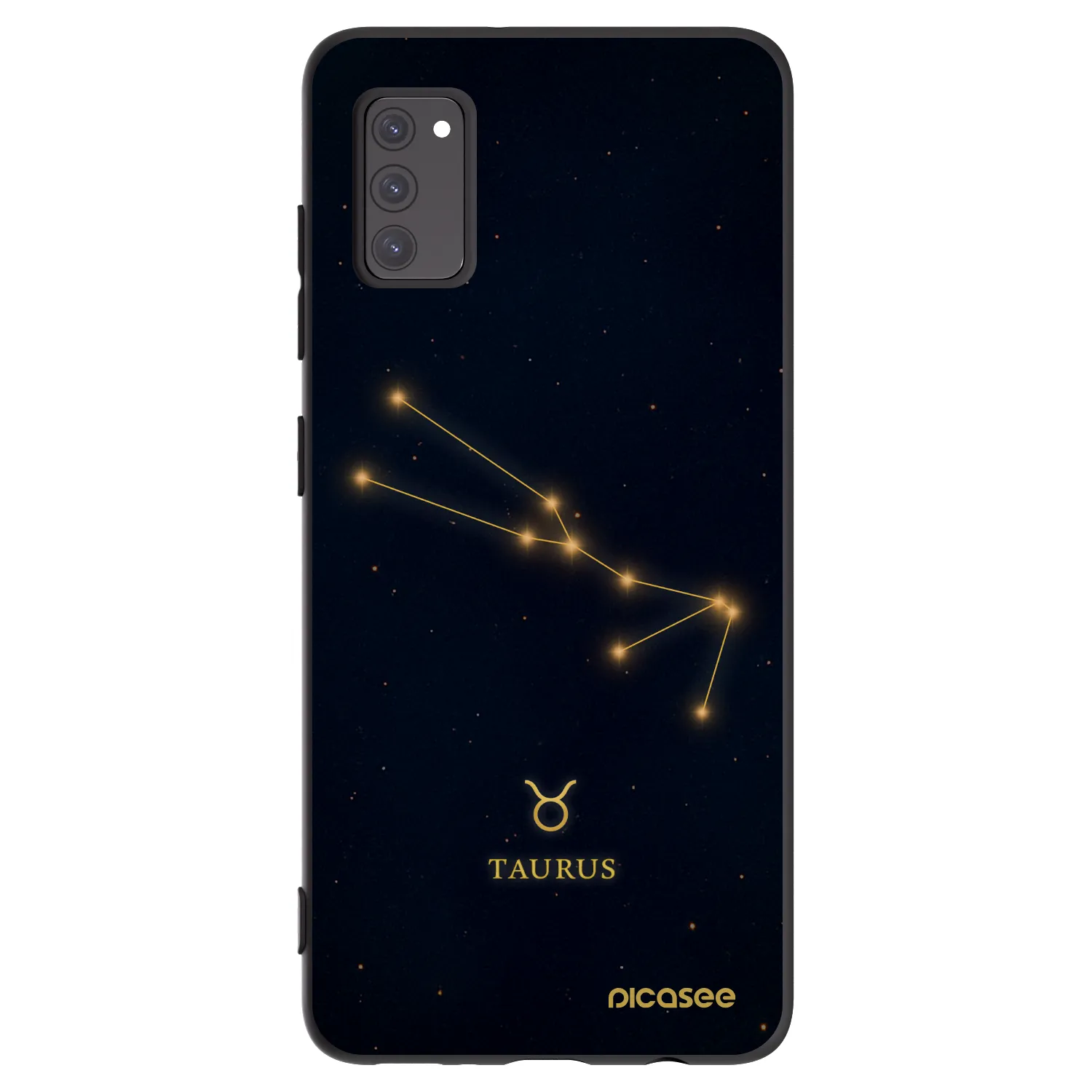 Picasee husă neagră din silicon pentru Samsung Galaxy A41 A415F - TAURUS