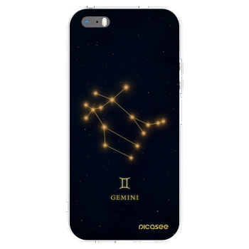 Picasee husă transparentă din silicon pentru Apple iPhone 5/5S/SE - GEMINI