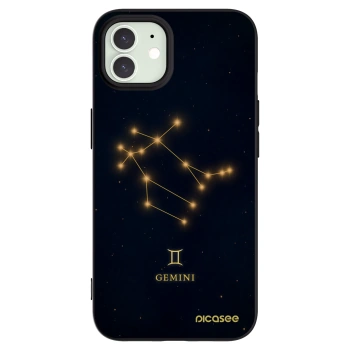 Picasee husă neagră din silicon pentru Apple iPhone 12 Pro - GEMINI