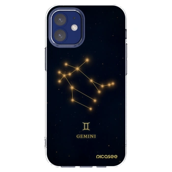 Picasee husă transparentă din silicon pentru Apple iPhone 12 mini - GEMINI