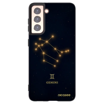 Picasee husă neagră din silicon pentru Samsung Galaxy S21 5G G991B - GEMINI