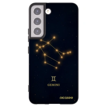Picasee husă neagră din silicon pentru Samsung Galaxy S22 5G - GEMINI