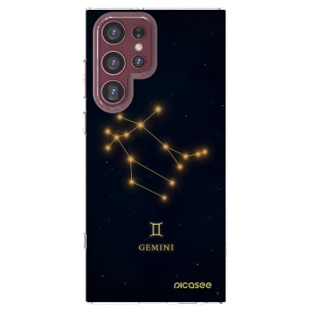 Picasee husă transparentă din silicon pentru Samsung Galaxy S22 Ultra 5G - GEMINI