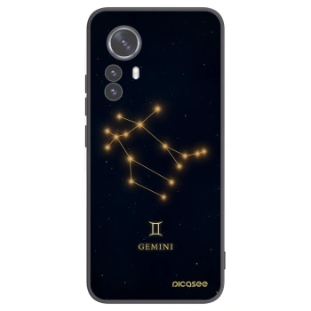 Picasee husă neagră din silicon pentru Xiaomi 12 Pro - GEMINI