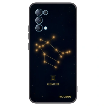 Picasee husă neagră din silicon pentru OPPO Reno 5 5G - GEMINI