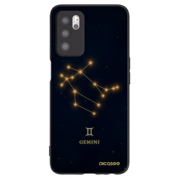 Picasee husă neagră din silicon pentru OPPO A16s - GEMINI