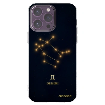 Picasee husă transparentă din silicon pentru Apple iPhone 14 Pro Max - GEMINI