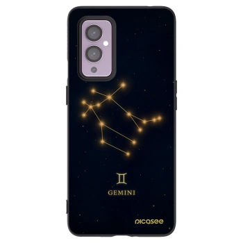 Picasee husă neagră din silicon pentru OnePlus 9 - GEMINI
