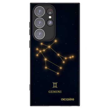 Picasee husă neagră din silicon pentru Samsung Galaxy S23 Ultra 5G - GEMINI