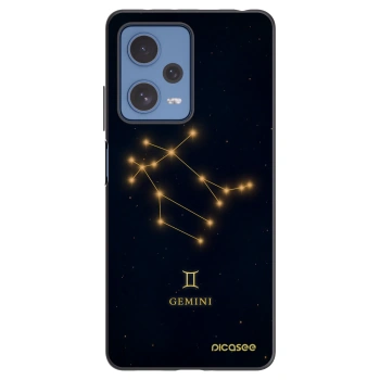 Picasee husă neagră din silicon pentru Xiaomi Redmi Note 12 Pro 5G - GEMINI
