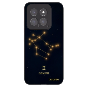 Picasee husă neagră din silicon pentru Xiaomi 14 - GEMINI
