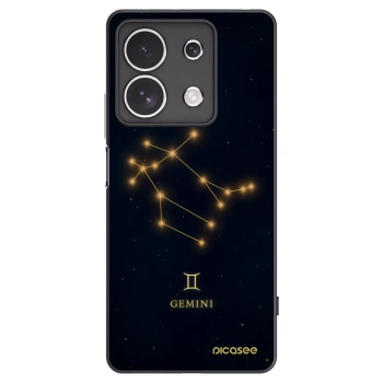 Picasee husă neagră din silicon pentru Xiaomi Redmi Note 13 4G - GEMINI