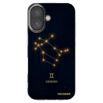 Picasee husă transparentă din silicon pentru Apple iPhone 16 - GEMINI