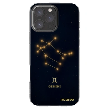 Picasee husă transparentă din silicon pentru Apple iPhone 16 Pro Max - GEMINI